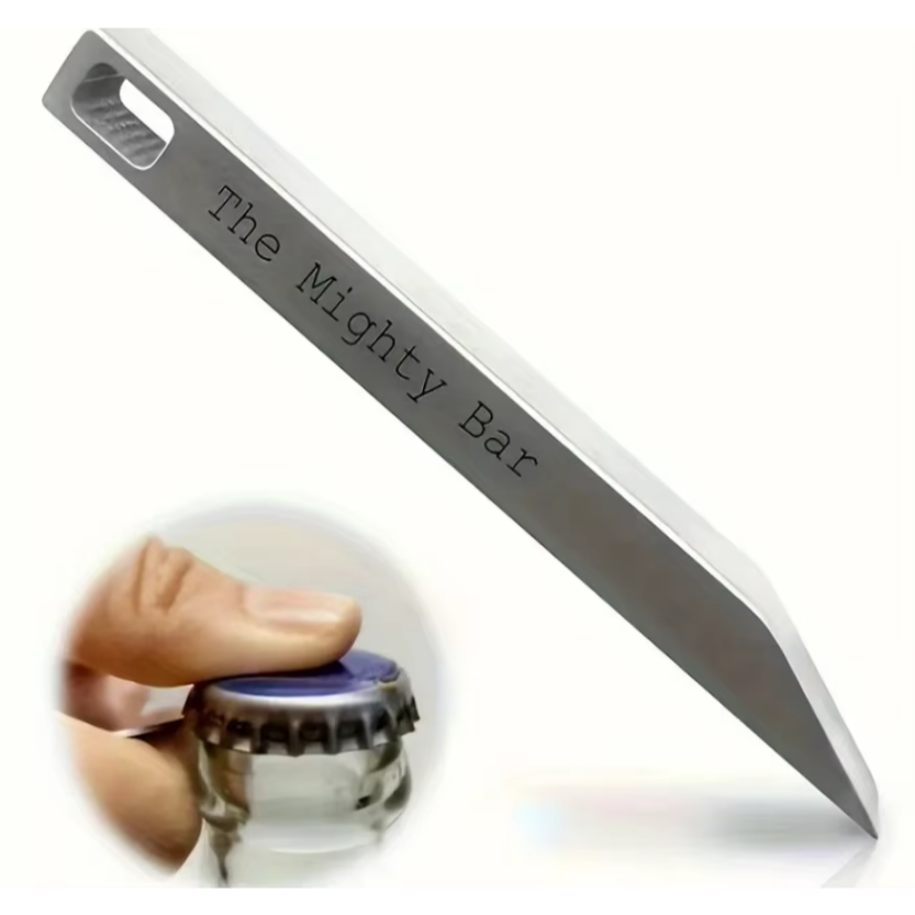 Edc Carry Pocket - Mighty Bar zakmes & flesopener -