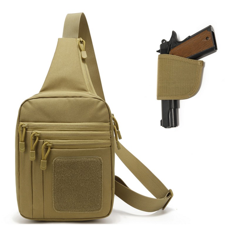 Edc Carry Backpack - Nieuwe tactische borsttas pistoolholster verborgen wapendraagtas