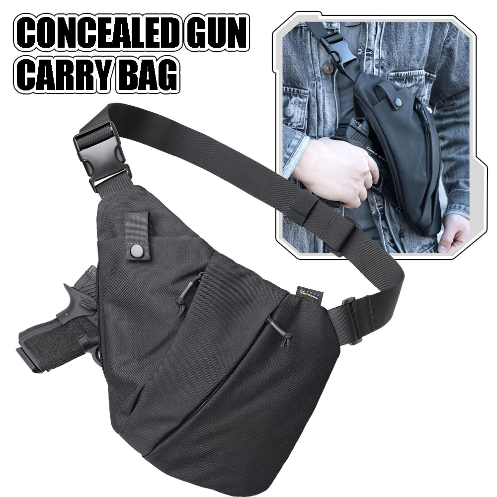 Edc Concealed Carry Sling Bag - Tactisch Verborgen Pistool Draagtas Heren Crossbody
