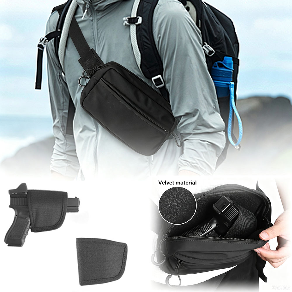 Edc Concealed Carry Holster - Verborgen draagtas, tactische heuptas met holster,