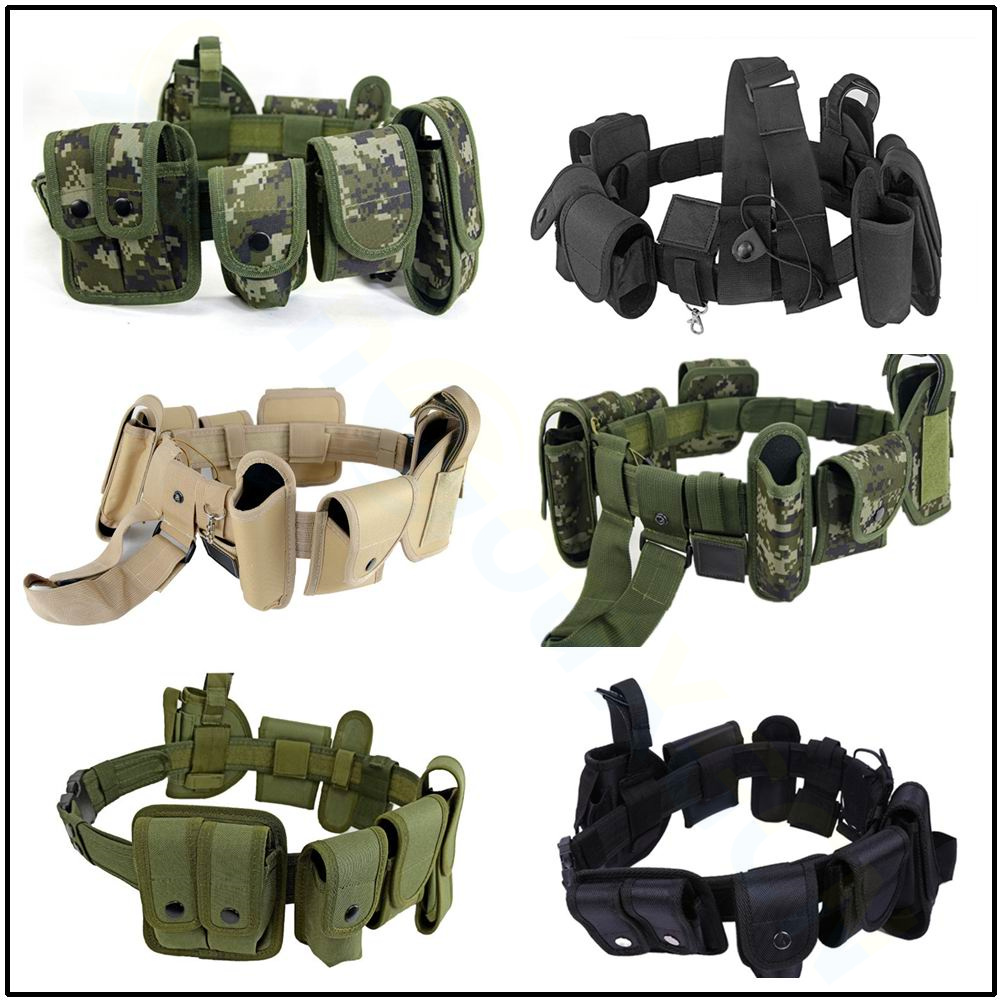 Edc Carry Belt - Outdoor tactische riemset Politiebewaker Modulaire uitrusting