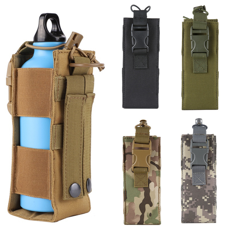 Edc Carry Pocket - Molle Waterfleshouder Buideltas Buitensporten Rijden Kamperen