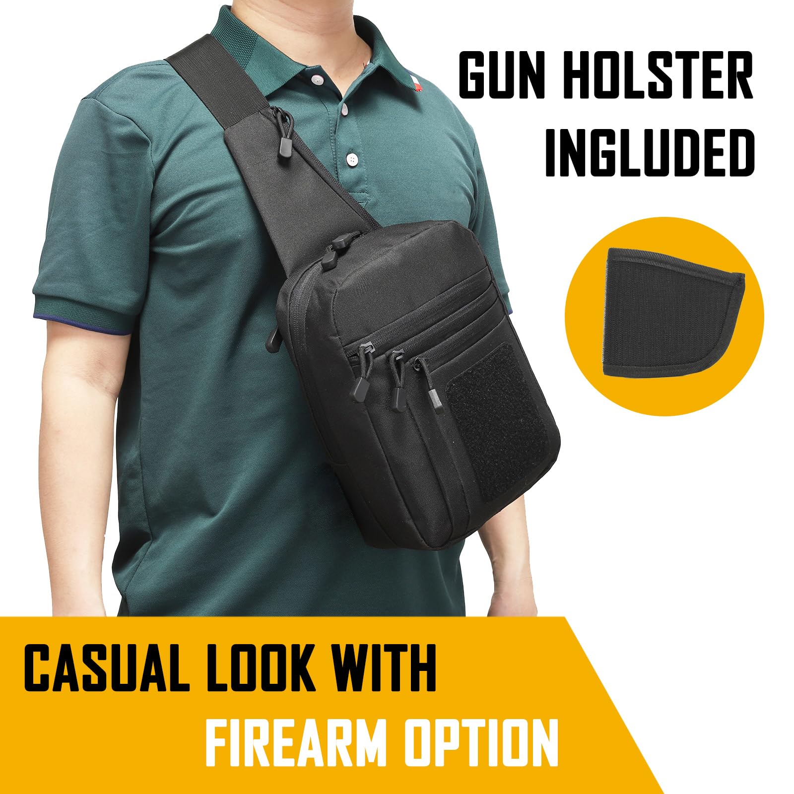 Verborgen draagtas Crossbodyta - Edc Concealed Carry Sling Bag recensie en prijs