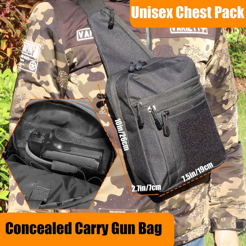 Nieuwe tactische borsttas pist - Edc Carry Backpack recensie en prijs