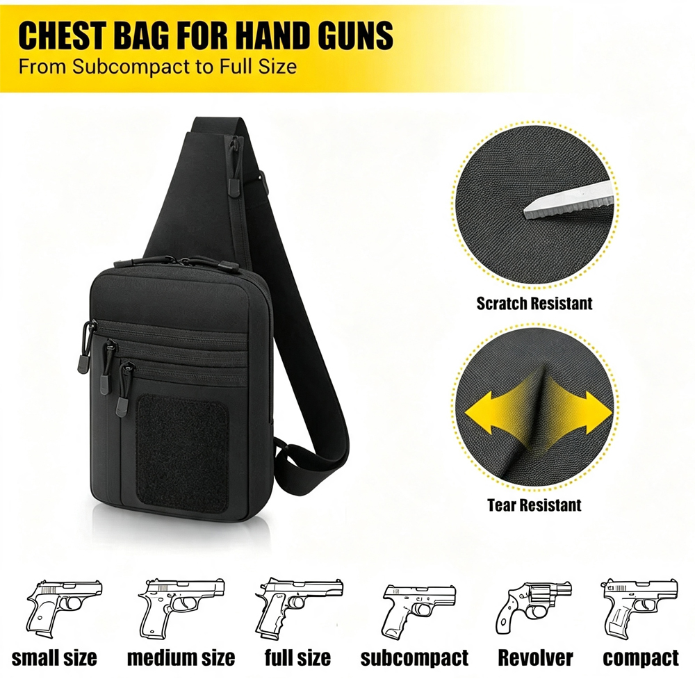 Verborgen draagtas voor wapens - Edc Concealed Carry Holster recensie en prijs