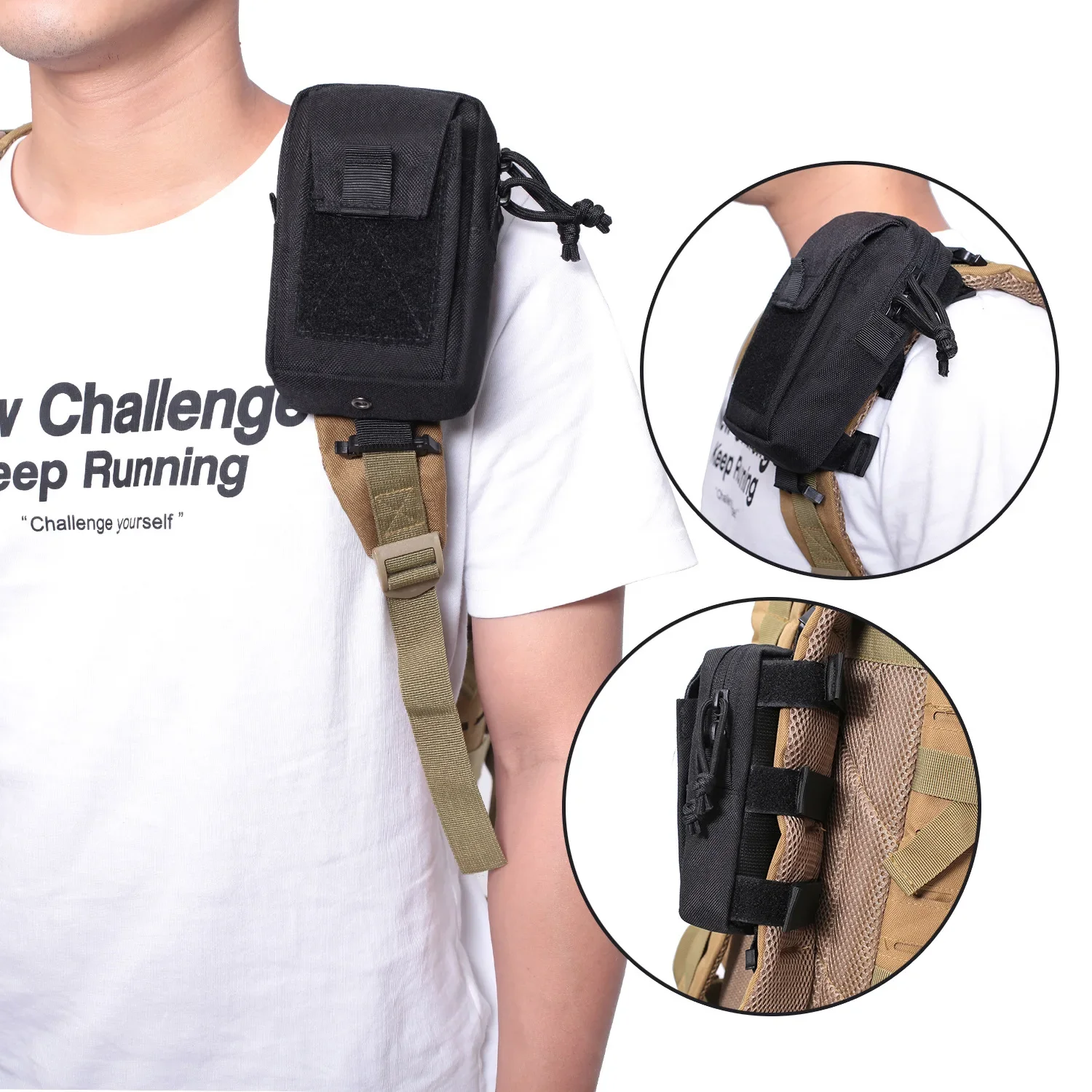 Molle Rugzakriem Telefoonhoude - Edc Carry Belt recensie en prijs