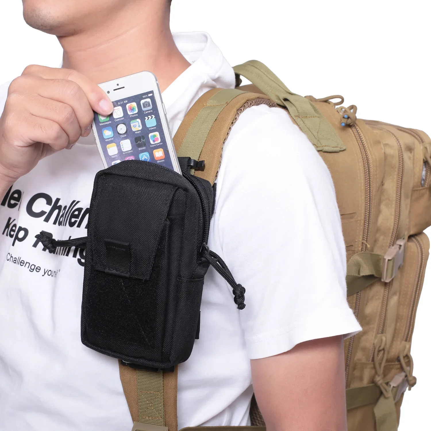 Molle Rugzakriem Telefoonhoude - Edc Carry Belt recensie en prijs