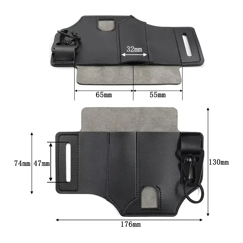 Koeienhuid Taille Hanger Draag - Leather Edc. Carry Pouch recensie en prijs