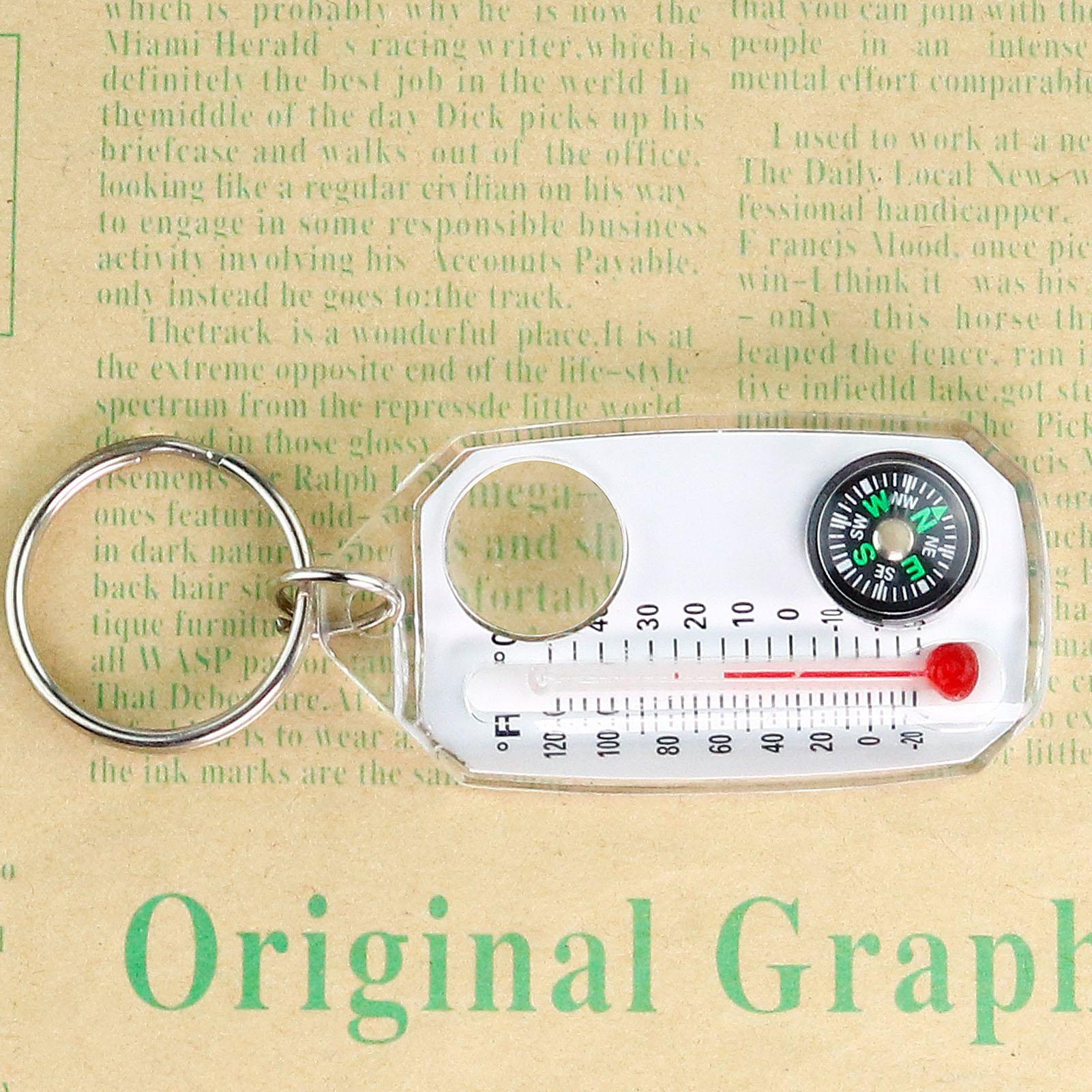 3-in-1 zakoverlevingskompas Mu - Compass Keychain Mini recensie en prijs