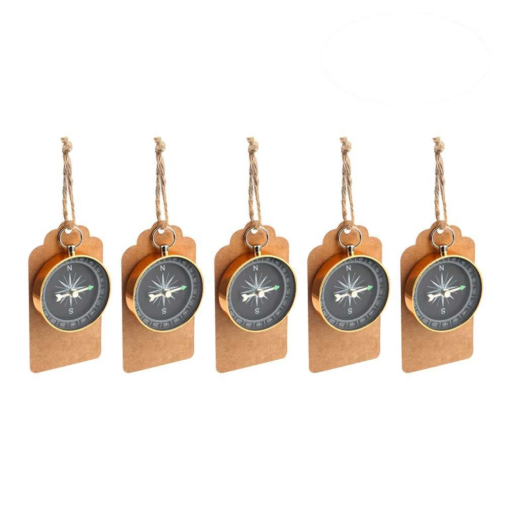 6 stuks stijlvolle metalen kom - Compass Keychain Mini recensie en prijs