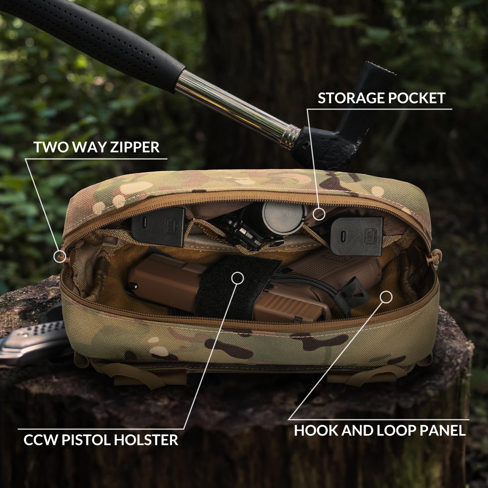 Tactisch heuptasje, CCW-draagt - Edc Concealed Carry Sling Bag recensie en prijs