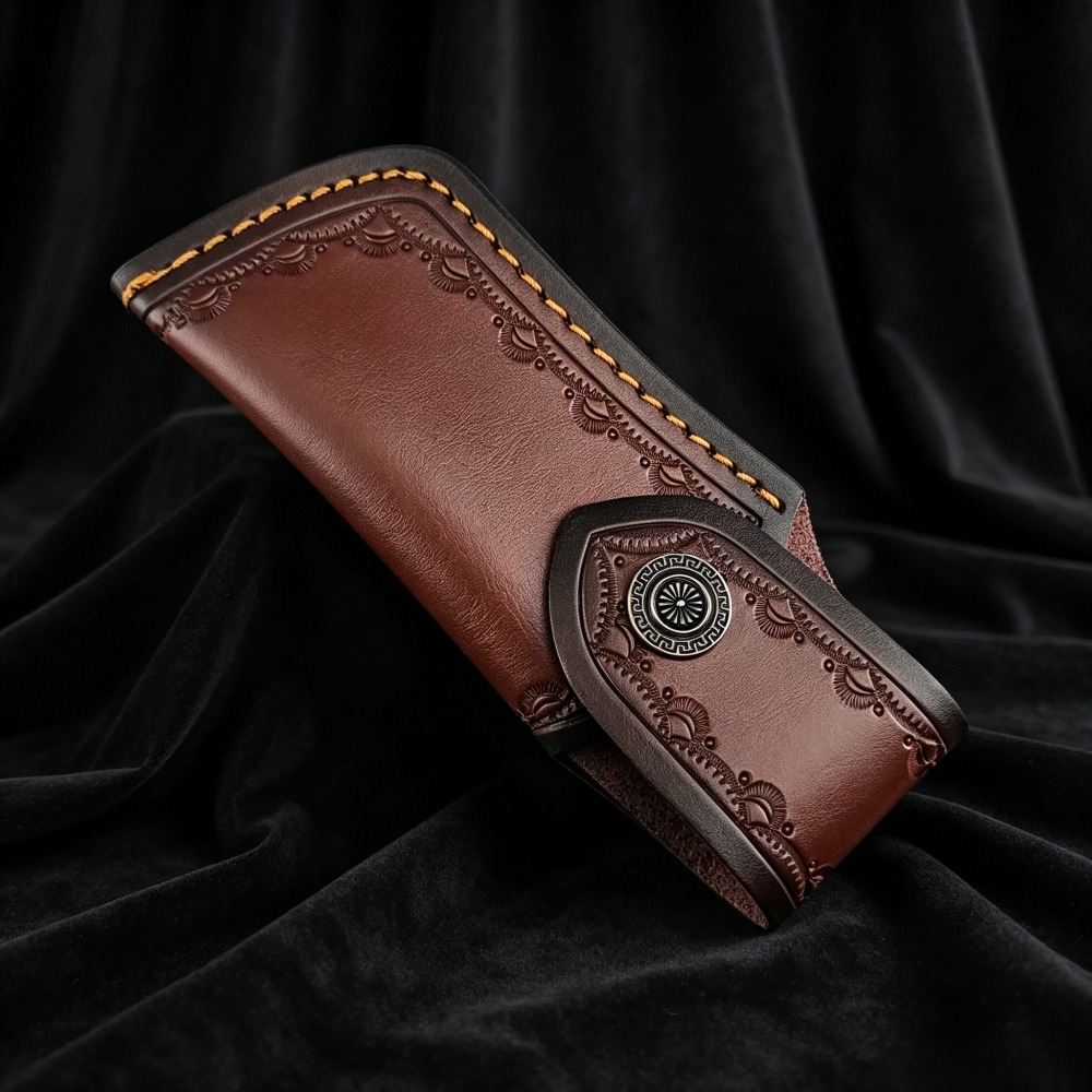 Verzamelbare geprägte echtlere - Leather Edc. Carry Pouch recensie en prijs