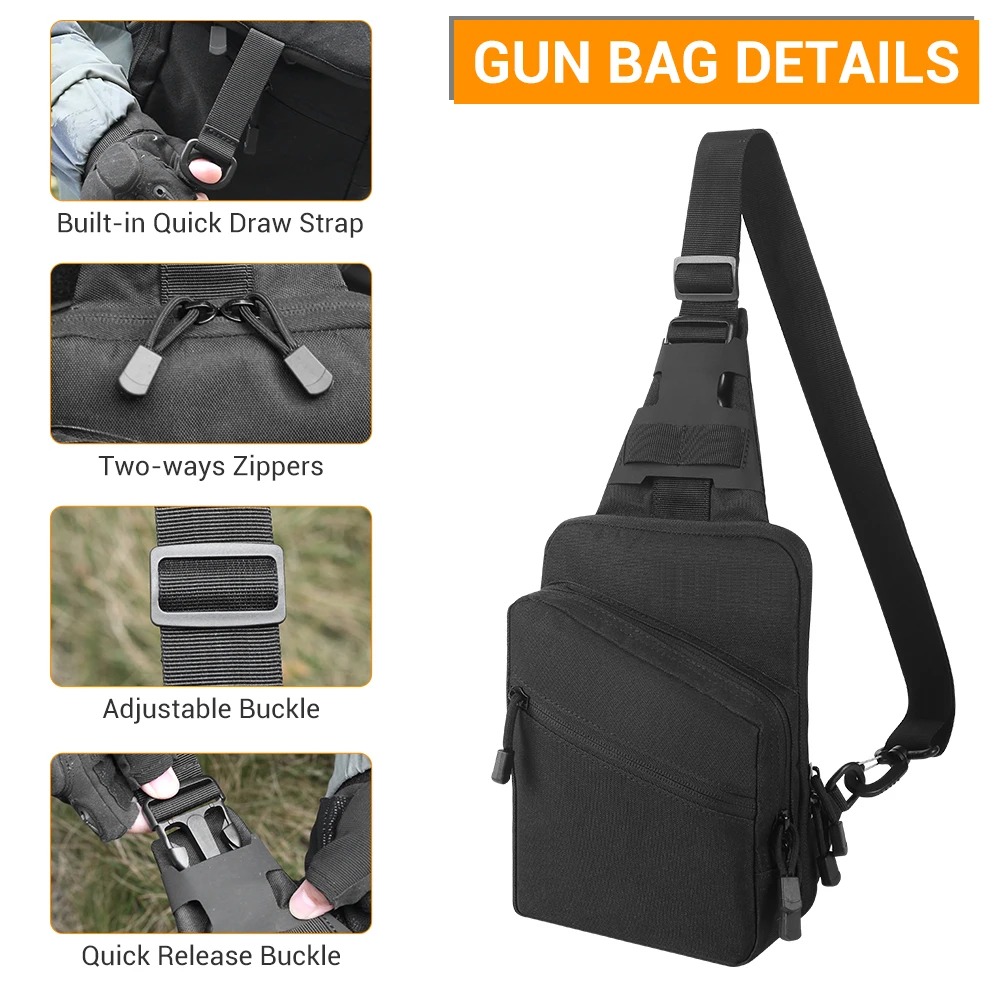 Tactische pistooltas, verborge - Edc Concealed Carry Holster recensie en prijs