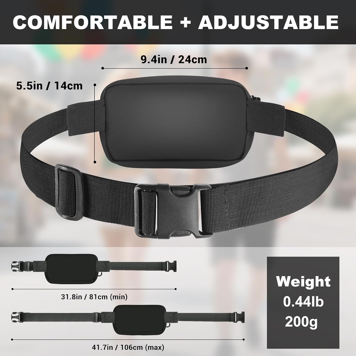 Tactisch heuptasje met holster - Edc Concealed Carry Holster recensie en prijs